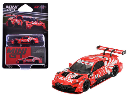 Honda NSX-GT "Type S" GT500 #8 Tomoki Nojiri - Toshiki Oyu "ARTA" "Super GT Series" (2023) Limited Edition 1/64 Diecast Model Car by Mini GT-DiecastModeler.com
