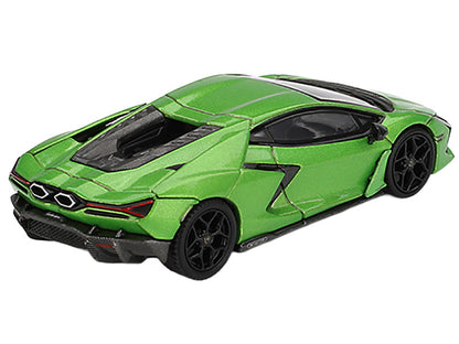 Lamborghini Revuelto Verde Selvans Green Metallic Limited Edition 1/64 Diecast Model Car by Mini GT