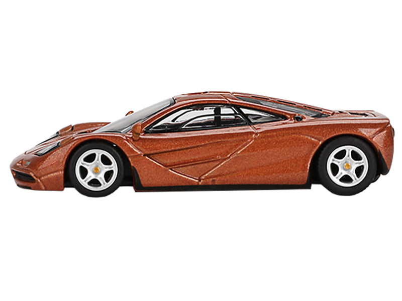 McLaren F1 Yquem Orange Metallic Limited Edition 1/64 Diecast Model Car by Mini GT