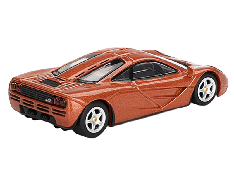 McLaren F1 Yquem Orange Metallic Limited Edition 1/64 Diecast Model Car by Mini GT