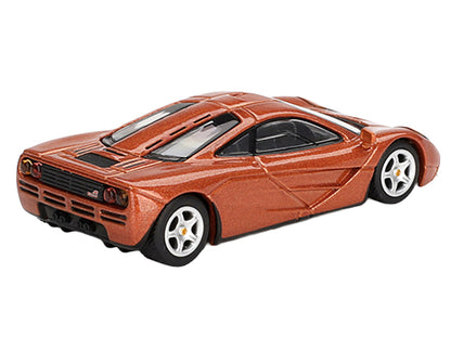 McLaren F1 Yquem Orange Metallic Limited Edition 1/64 Diecast Model Car by Mini GT