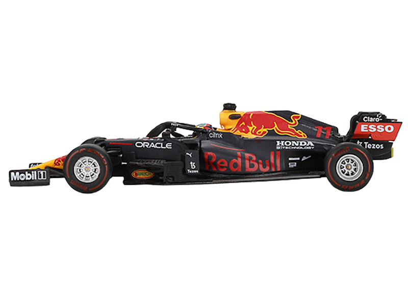 Red Bull RB16B #11 Sergio Perez Winner Formula One F1 "Azerbaijan GP" (2021) Limited Edition 1/64 Diecast Model Car by Mini GT-DiecastModeler.com