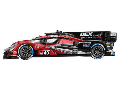 Acura ARX-06 GTP #40 Louis Deletraz - Colton Herta - Jordan Taylor "Wayne Taylor Racing with Andretti" Winner IMSA "12 Hours of Sebring" (2024) Limited Edition 1/64 Diecast Model Car by Mini GT