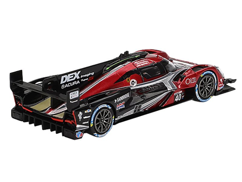 Acura ARX-06 GTP #40 Louis Deletraz - Colton Herta - Jordan Taylor "Wayne Taylor Racing with Andretti" Winner IMSA "12 Hours of Sebring" (2024) Limited Edition 1/64 Diecast Model Car by Mini GT