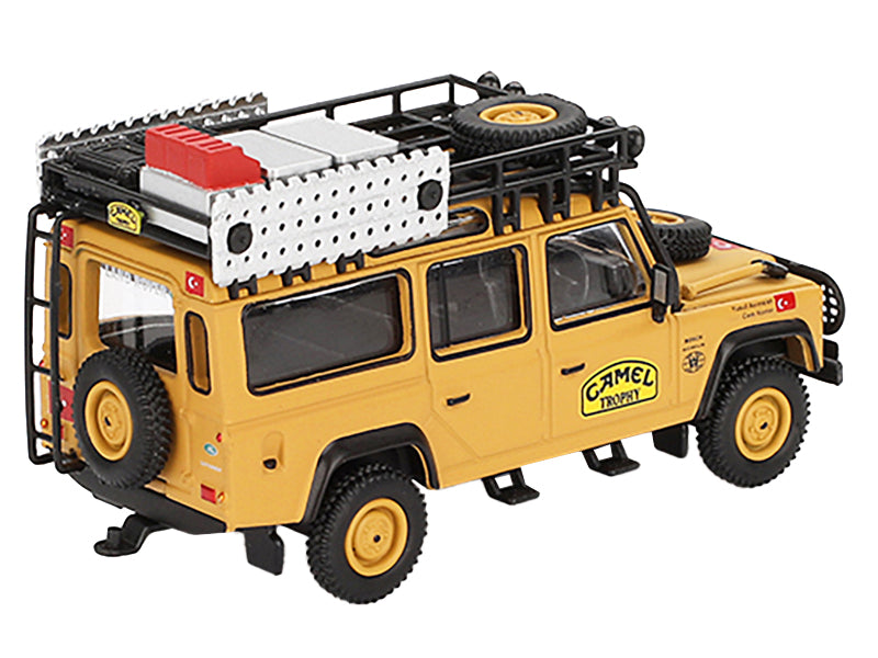 Land Rover Defender 110 Team Turkey "Camel Trophy Amazon" (1989) Limited Edition 1/64 Diecast Model Car by Mini GT