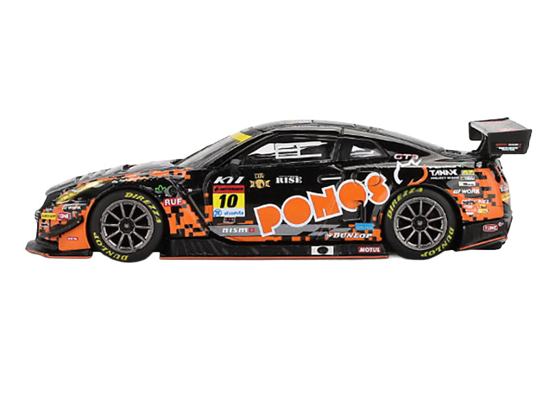 Nissan GT-R NISMO GT3 #10 Hironobu Yasuda - Riki Okusa "PONOS GAINER" "Super GT Series" (2023) Limited Edition 1/64 Diecast Model Car by Mini GT-DiecastModeler.com