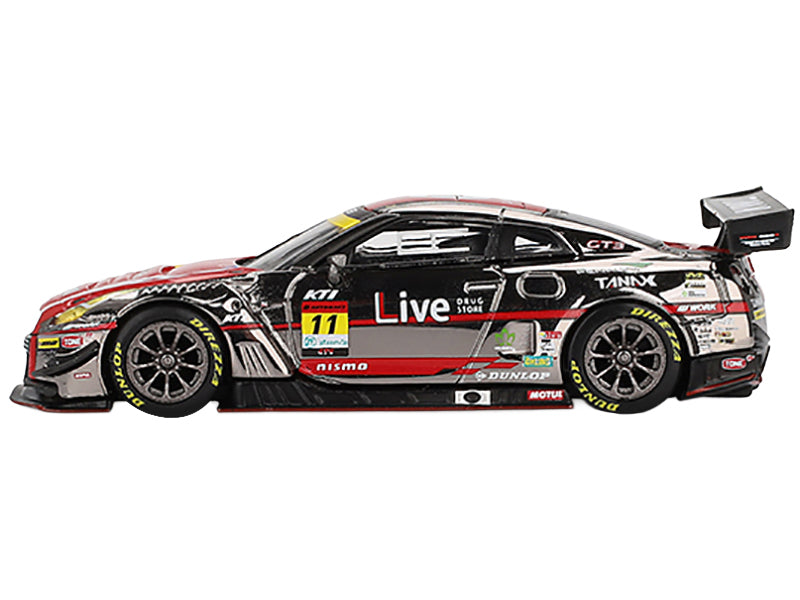 Nissan GT-R NISMO GT3 #11 Ryuichiro Tomita - Keishi Ishikawa - Yusuke Shiotsu "GAINER TANAX" "Super GT Series" (2023) Limited Edition 1/64 Diecast Model Car by Mini GT-DiecastModeler.com