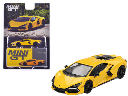 Lamborghini Revuelto Giallo (Yellow) Limited Edition 1/64 Diecast Model Car by Mini GT-DiecastModeler.com