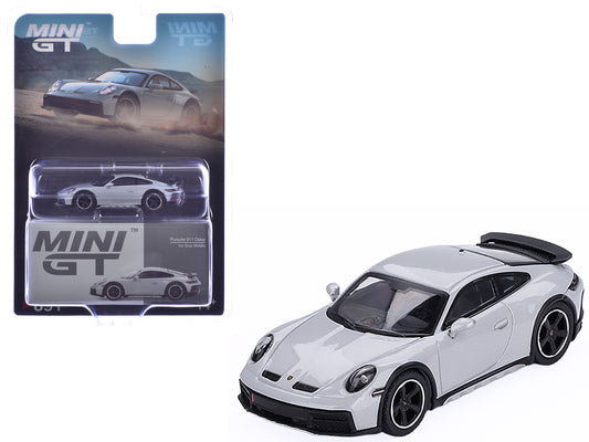 Porsche 911 Dakar Ice Gray Metallic Limited Edition 1/64 Diecast Model Car by Mini GT