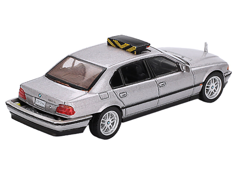 BMW 750IL Gray Metallic 007 James Bond "Tomorrow Never Dies" (1997) Movie Limited Edition 1/64 Diecast Model Car by Mini GT