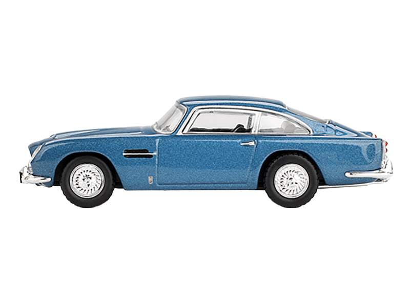 Aston Martin DB5 Sierra Blue Metallic Limited Edition 1/64 Diecast Model Car by Mini GT