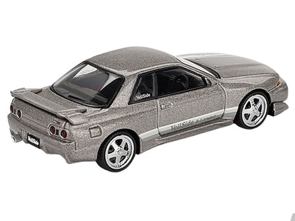 Nissan Skyline GT-R (R32) RHD (Right Hand Drive) "Veilside Combat C-I" Gray Metallic Limited Edition 1/64 Diecast Model Car by Mini GT-DiecastModeler.com