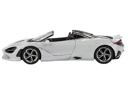 McLaren 750S Spider Cirrus Gray Limited Edition 1/64 Diecast Model Car by Mini GT