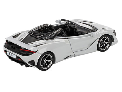 McLaren 750S Spider Cirrus Gray Limited Edition 1/64 Diecast Model Car by Mini GT