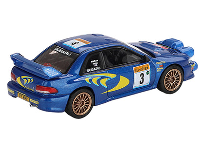 Subaru Impreza WRC98 #3 Colin McRae - Nicky Grist 3rd Place "Rally Monte-Carlo" (1998) Limited Edition 1/64 Diecast Model Car by Mini GT