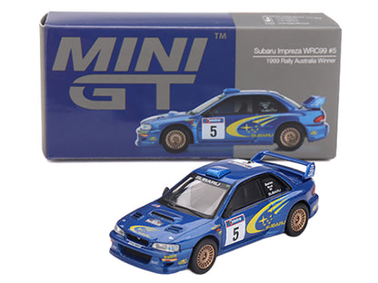 Subaru Impreza WRC98 #3 Colin McRae - Nicky Grist 3rd Place "Rally Monte-Carlo" (1998) Limited Edition 1/64 Diecast Model Car by Mini GT