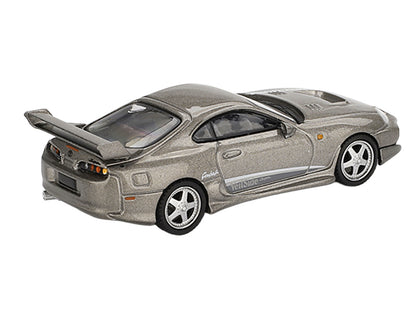 Toyota Supra "VeilSide Combat V-II" Combat Gray Metallic Limited Edition 1/64 Diecast Model Car by Mini GT