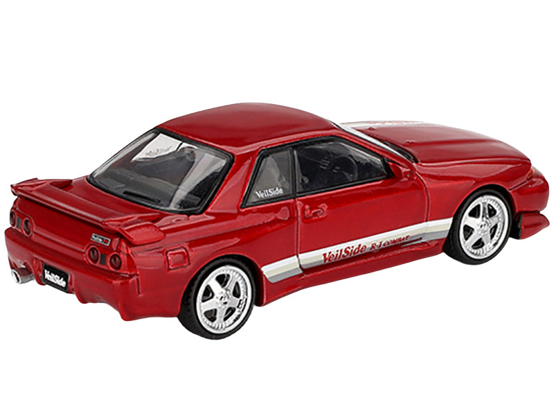 Nissan Skyline GT-R (R32) RHD (Right Hand Drive) "Veilside Combat C-I" Gem Red Metallic Limited Edition 1/64 Diecast Model Car by Mini GT