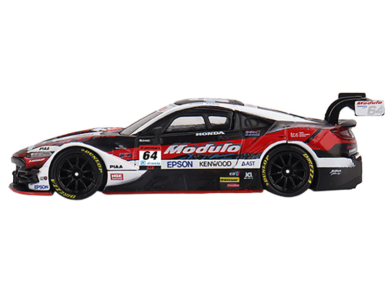 Honda NSX-GT "Type S" GT500 #64 Takuya Izawa - Kakunoshin Ohta "Modulo Nakajima Racing" "Super GT Series" (2023) Limited Edition 1/64 Diecast Model Car by Mini GT-DiecastModeler.com
