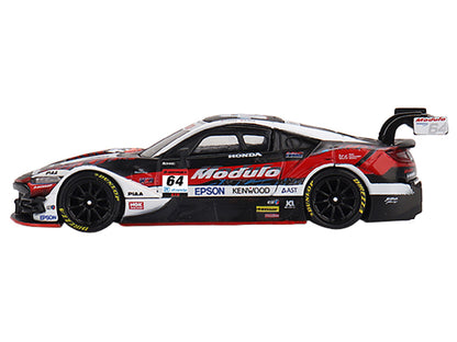 Honda NSX-GT "Type S" GT500 #64 Takuya Izawa - Kakunoshin Ohta "Modulo Nakajima Racing" "Super GT Series" (2023) Limited Edition 1/64 Diecast Model Car by Mini GT-DiecastModeler.com