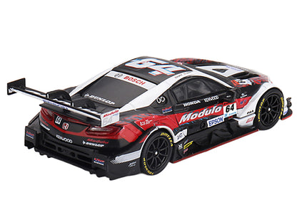 Honda NSX-GT "Type S" GT500 #64 Takuya Izawa - Kakunoshin Ohta "Modulo Nakajima Racing" "Super GT Series" (2023) Limited Edition 1/64 Diecast Model Car by Mini GT-DiecastModeler.com