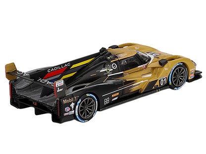 Cadillac V-Series.R #01 Sebastien Bourdais - Scott Dixon - Renger van der Zande "Cadillac Racing" 2nd Place IMSA "12 Hours of Sebring" (2024) Limited Edition 1/64 Diecast Model Car by Mini GT