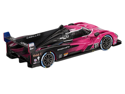 Cadillac V-Series.R #01 Sebastien Bourdais - Scott Dixon - Renger van der Zande "Cadillac Racing" Winner IMSA "Petit Le Mans" (2024) Limited Edition 1/64 Diecast Model Car by Mini GT