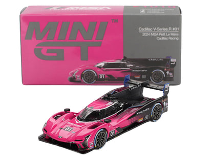 Cadillac V-Series.R #01 Sebastien Bourdais - Scott Dixon - Renger van der Zande "Cadillac Racing" Winner IMSA "Petit Le Mans" (2024) Limited Edition 1/64 Diecast Model Car by Mini GT