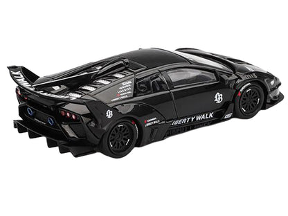 Lamborghini Murcielago GT EVO LB-Silhouette Works Black Limited Edition 1/64 Diecast Model Car by Mini GT