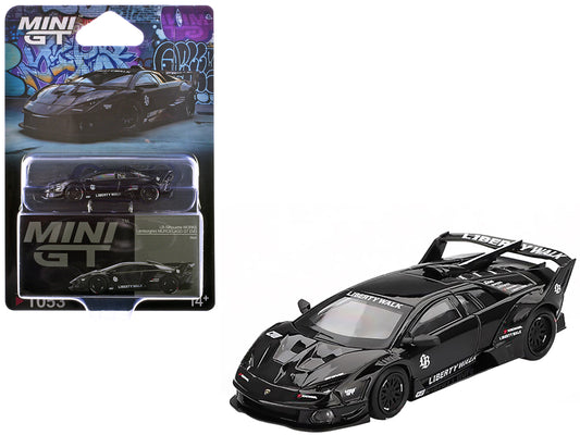 Lamborghini Murcielago GT EVO LB-Silhouette Works Black Limited Edition 1/64 Diecast Model Car by Mini GT