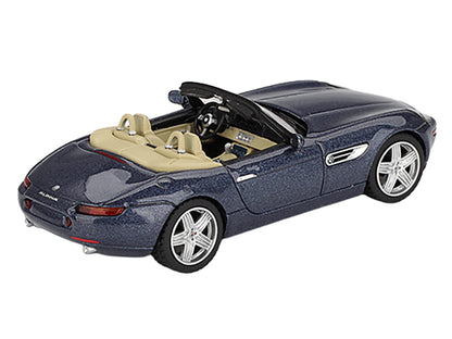 BMW Z8 Alpina Roadster Alpine Blue Metallic Limited Edition 1/64 Diecast Model Car by Mini GT