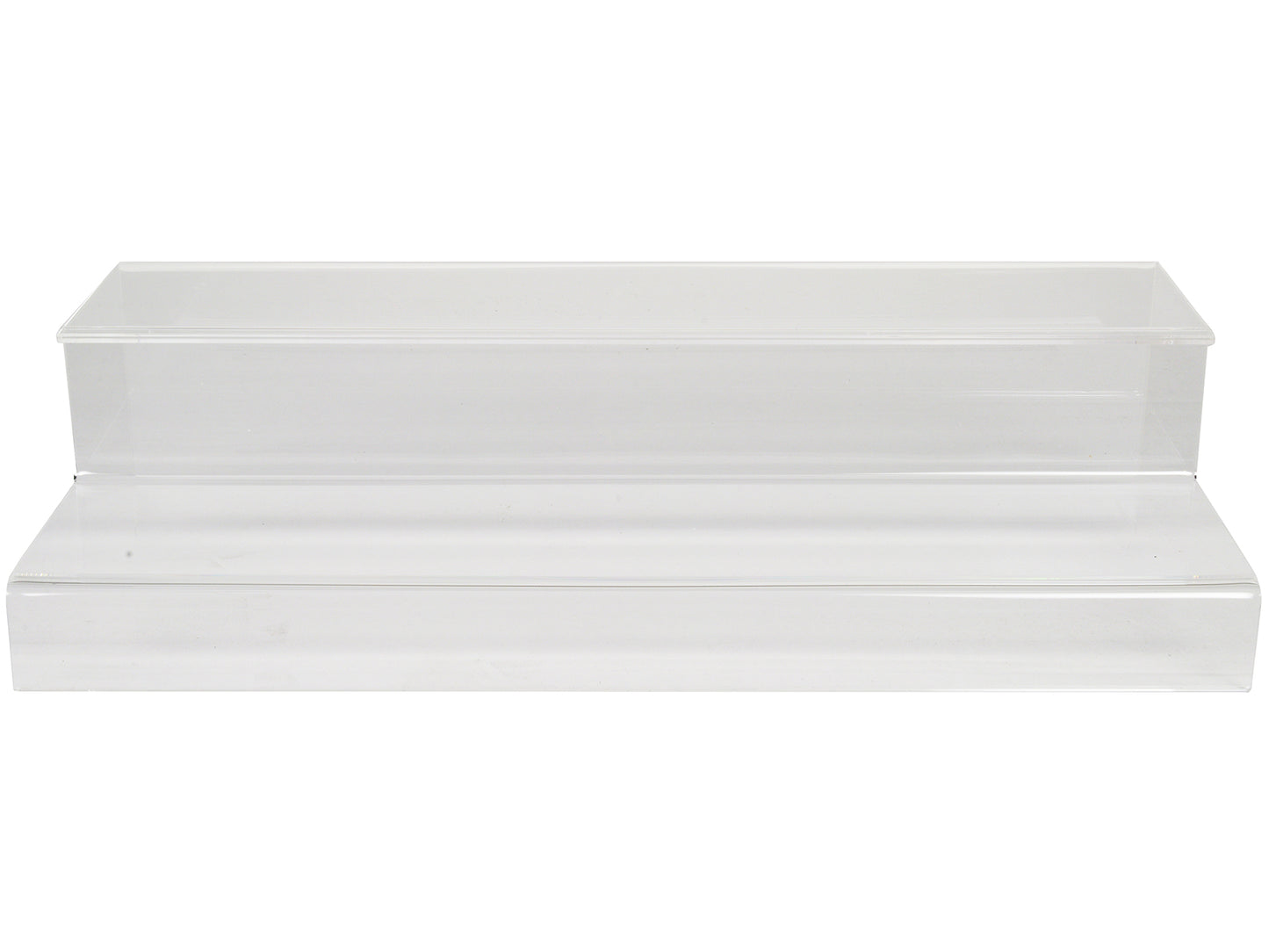 2 Tier Acrylic Stand Riser "Mijo Exclusives" for 1/64 Scale Models-DiecastModeler.com