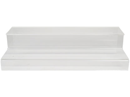 2 Tier Acrylic Stand Riser "Mijo Exclusives" for 1/64 Scale Models-DiecastModeler.com