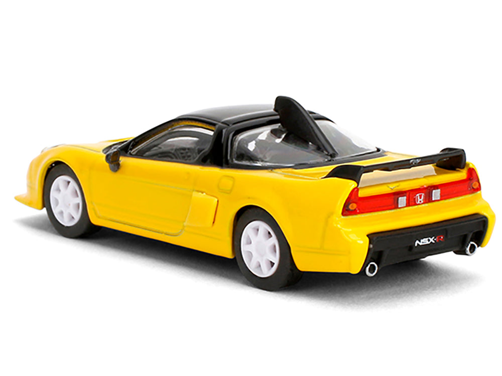 1995 Honda NSX-R GT RHD (Right Hand Drive) Yellow with Black Top "Collection" Series 1/64 Diecast Model Car by Majorette