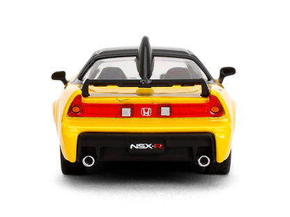 1995 Honda NSX-R GT RHD (Right Hand Drive) Yellow with Black Top "Collection" Series 1/64 Diecast Model Car by Majorette