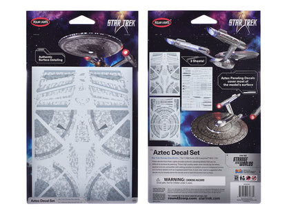 USS Enterprise NCC-1701 Aztec Decal Set "Star Trek: Strange New Worlds" (2022-Current) TV Series 1/1000 Scale by Polar Lights