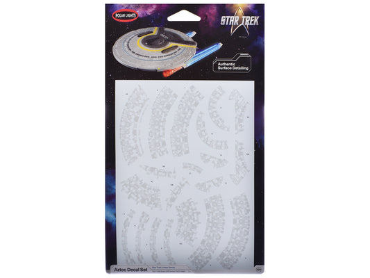 USS Cerritos NCC-75567 Aztec Decal Set "Star Trek: Lower Decks" (2020-2024) TV Series 1/1400 Scale by Polar Lights-DiecastModeler.com