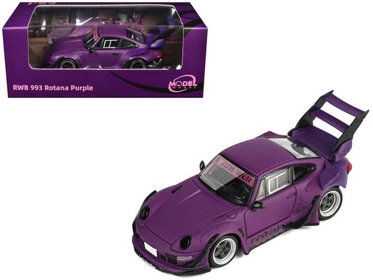 RWB 993 Rotana Matt Purple 1/64 Diecast Model Car by Model Model