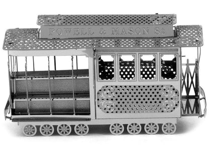 Model Kit San Francisco Cable Car "Powel & Mason St" (Easy Difficulty) Steel Model by Metal Earth-DiecastModeler.com