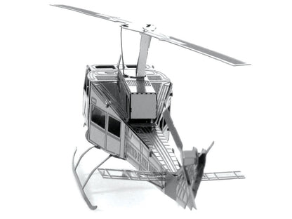Model Kit Bell UH-1 Iroquois "Huey" Helicopter "United States Army" (Easy Difficulty) Steel Model by Metal Earth