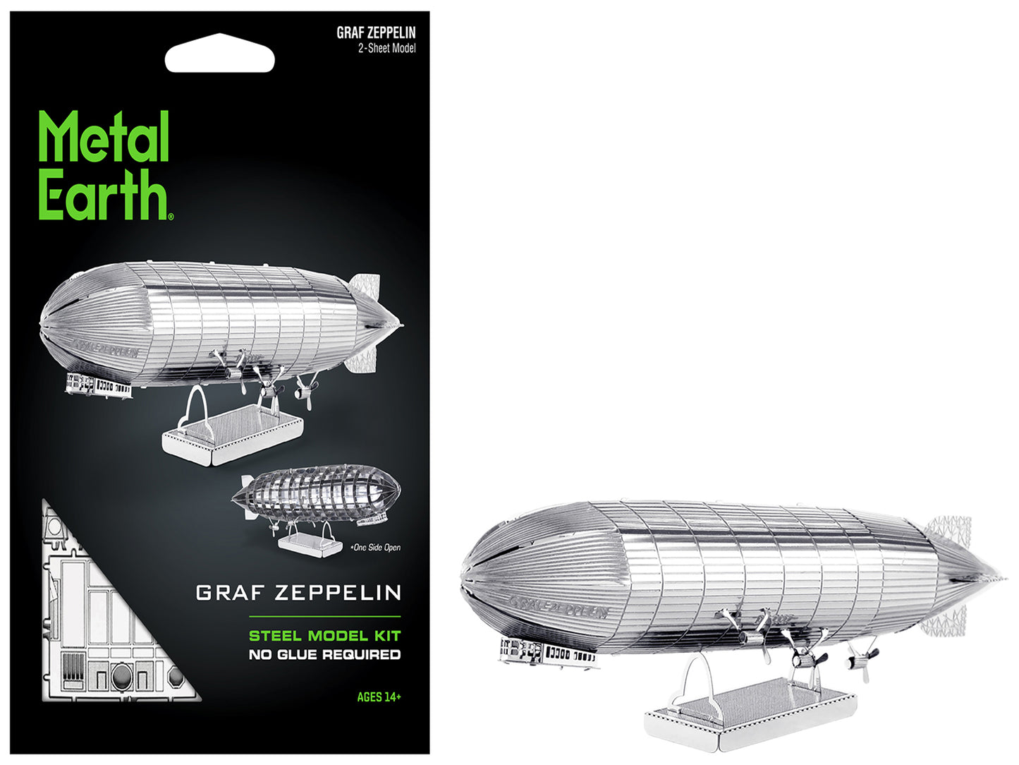Model Kit Graf Zeppelin Airship (Moderate Difficulty) Steel Model by Metal Earth-DiecastModeler.com