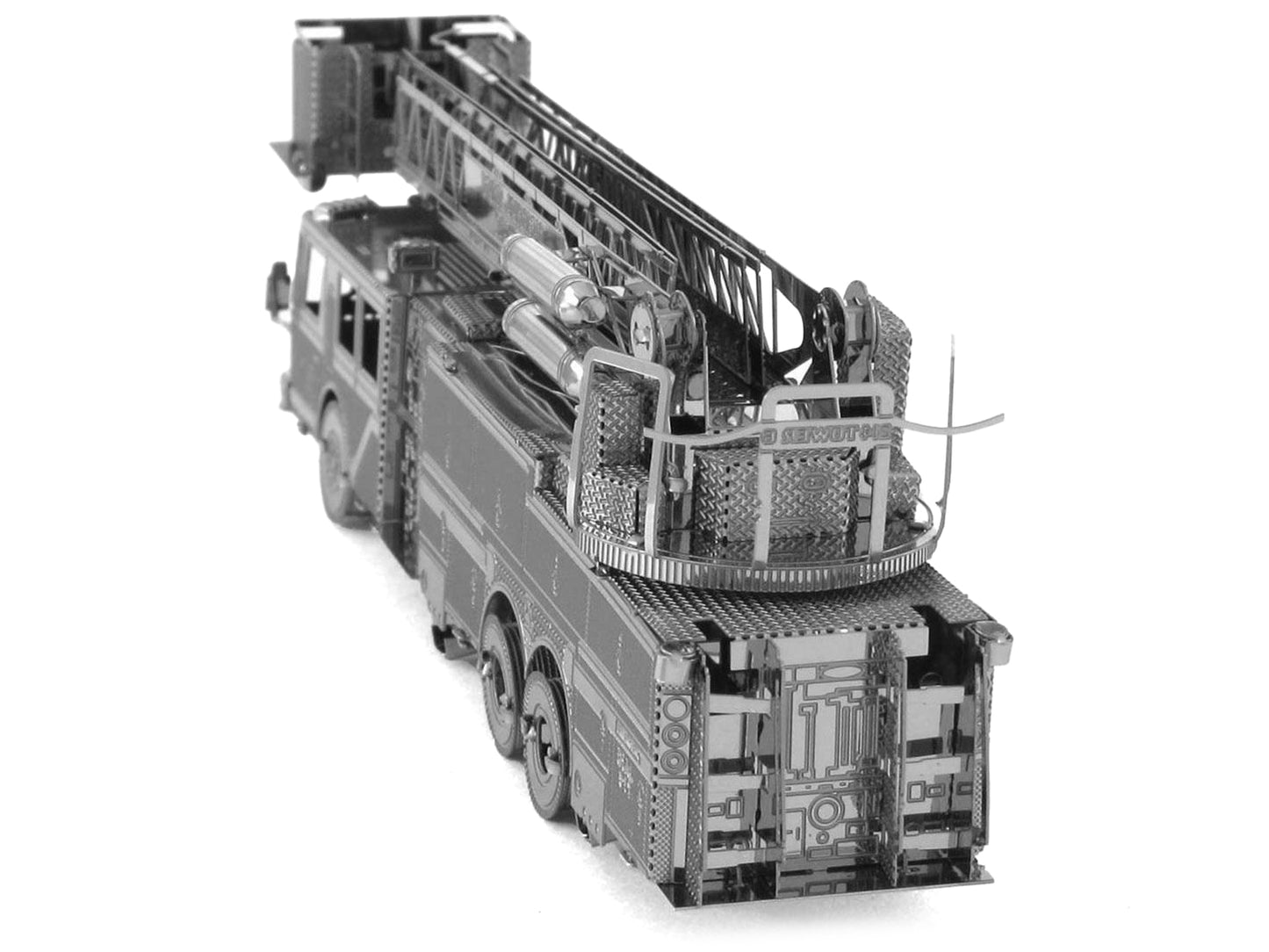 Model Kit Fire Engine "Fort Johnson Tower 6" (Moderate Difficulty) Steel Model by Metal Earth-DiecastModeler.com