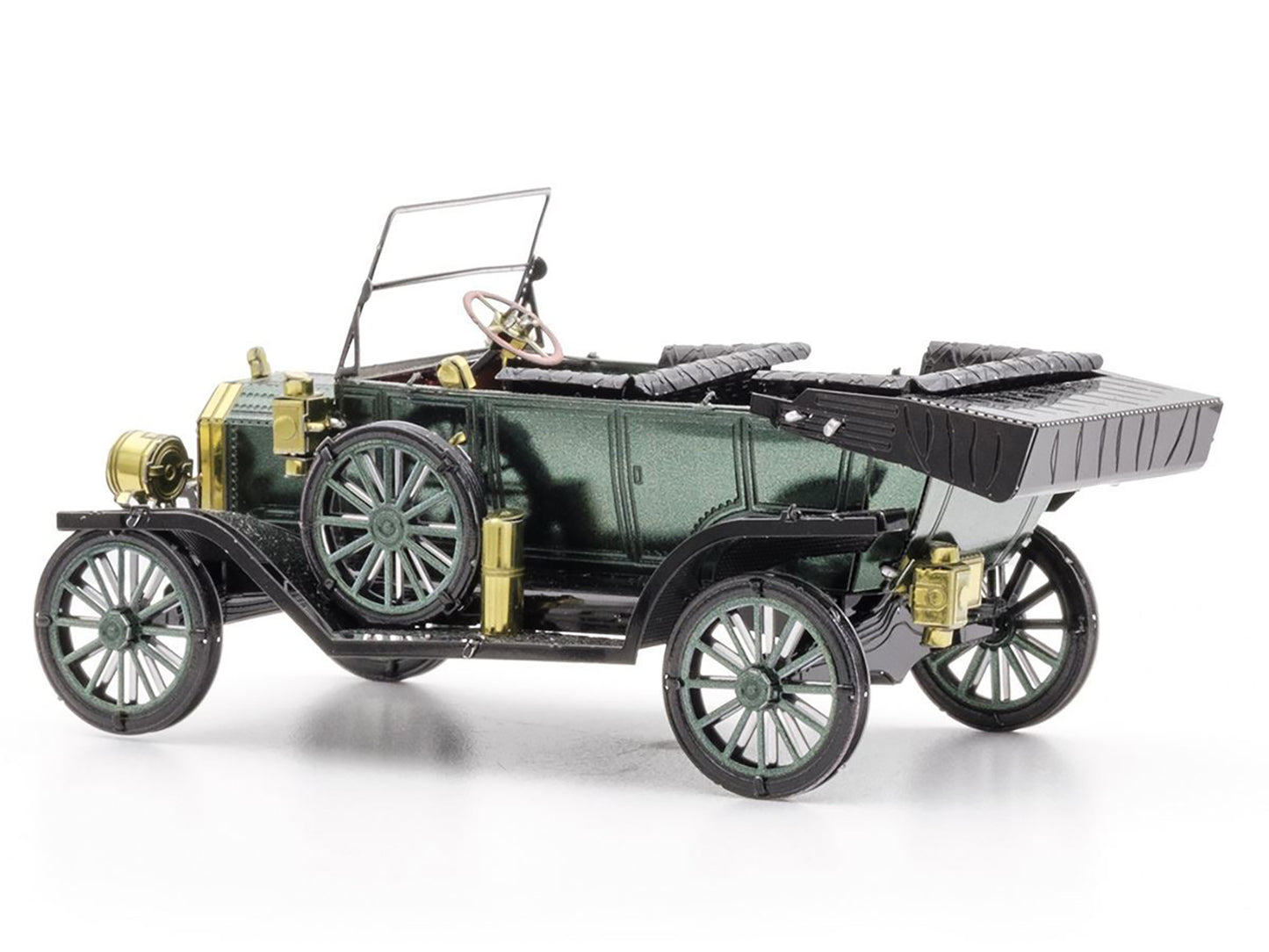 Model Kit 1910 Ford Model T Green (Moderate Difficulty) Steel Model by Metal Earth-DiecastModeler.com