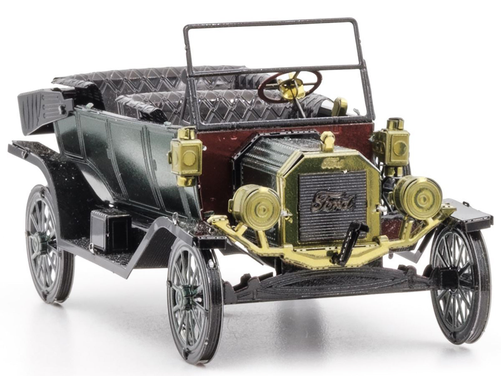 Model Kit 1910 Ford Model T Green (Moderate Difficulty) Steel Model by Metal Earth-DiecastModeler.com