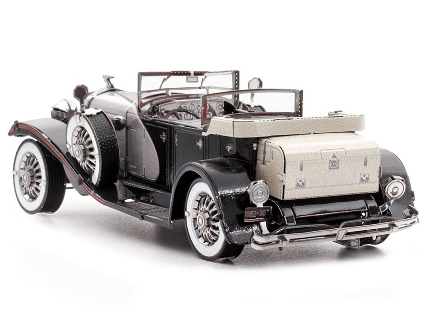 Model Kit 1935 Duesenberg Model J Black (Moderate Difficulty) Steel Model by Metal Earth-DiecastModeler.com