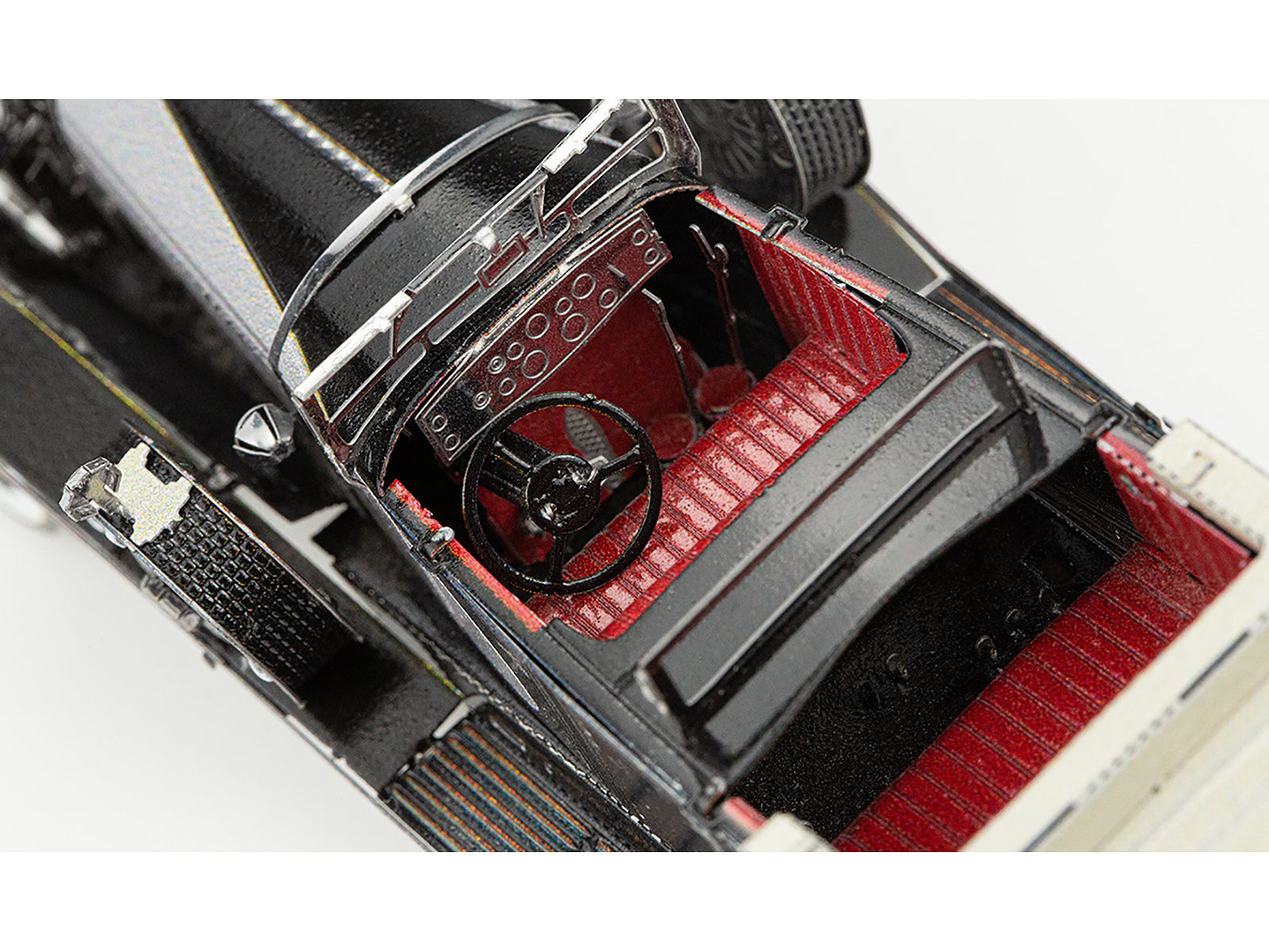Model Kit 1935 Duesenberg Model J Black (Moderate Difficulty) Steel Model by Metal Earth-DiecastModeler.com