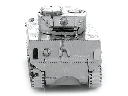 Model Kit American Sherman Tank (Moderate Difficulty) Steel Model by Metal Earth
