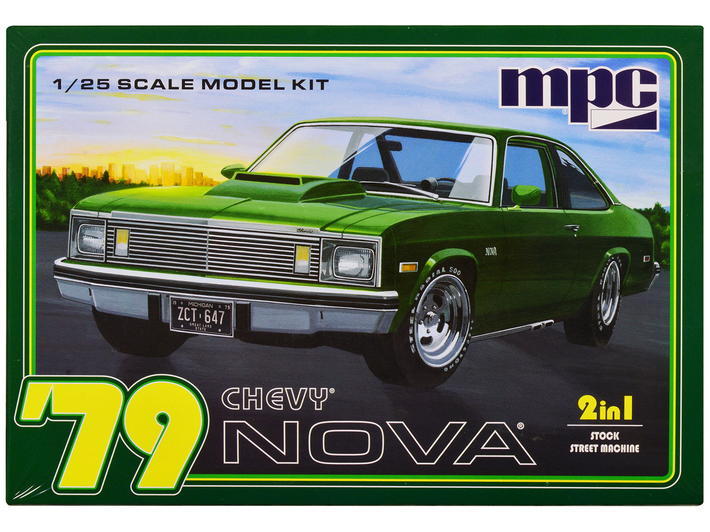 Skill 2 Model Kit 1979 Chevrolet Nova 2-in-1 Kit 1/25 Scale Model by MPC-DiecastModeler.com