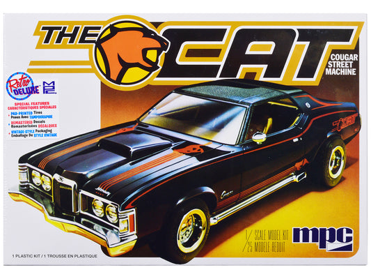 Skill 2 Model Kit 1973 Mercury Cougar "The Cat" 1/25 Scale Model by MPC-DiecastModeler.com