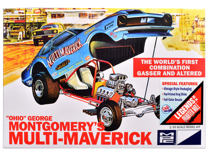 Skill 2 Model Kit "Ohio" George Montgomery's Multi Maverick Funny Car 1/25 Scale Model by MPC-DiecastModeler.com